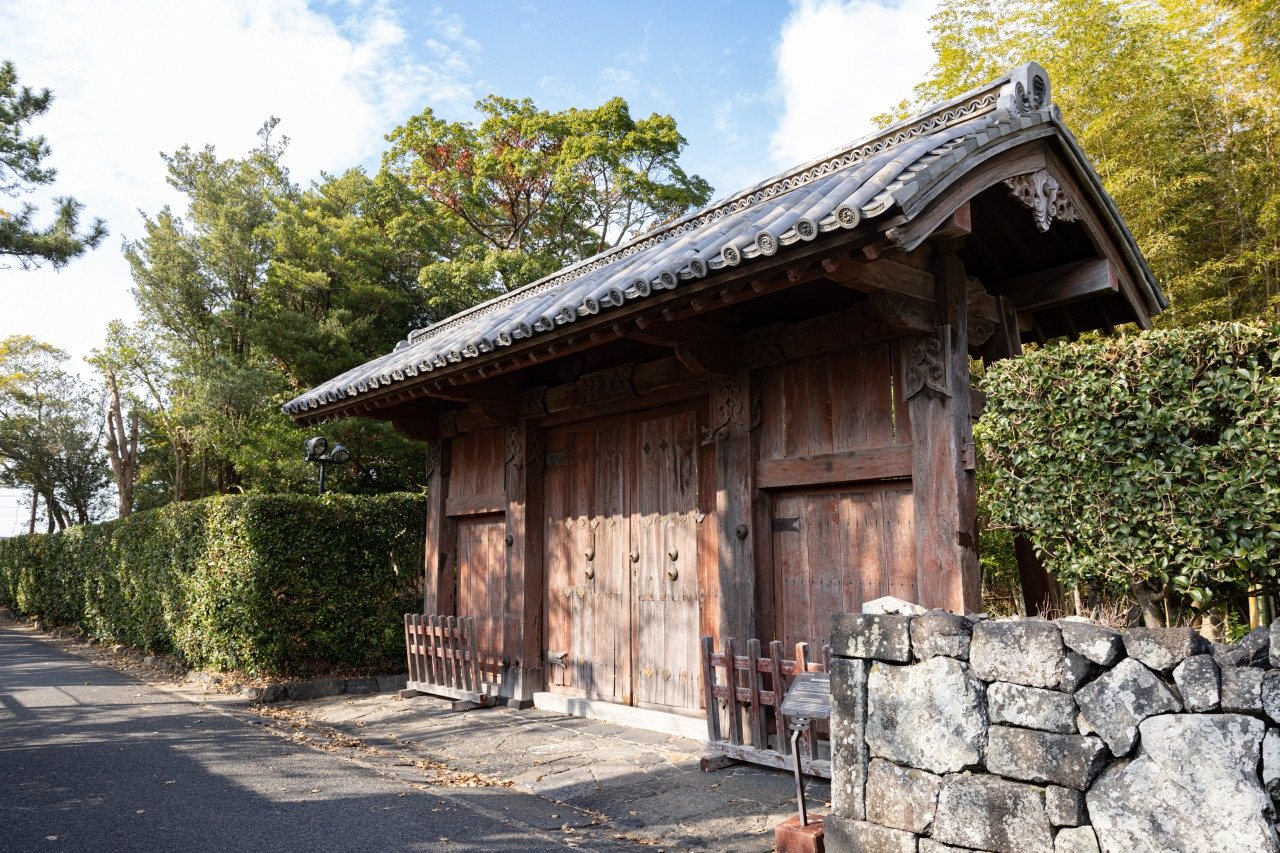 Kyu Fukuhara Ie Hagi Yashiki Mon