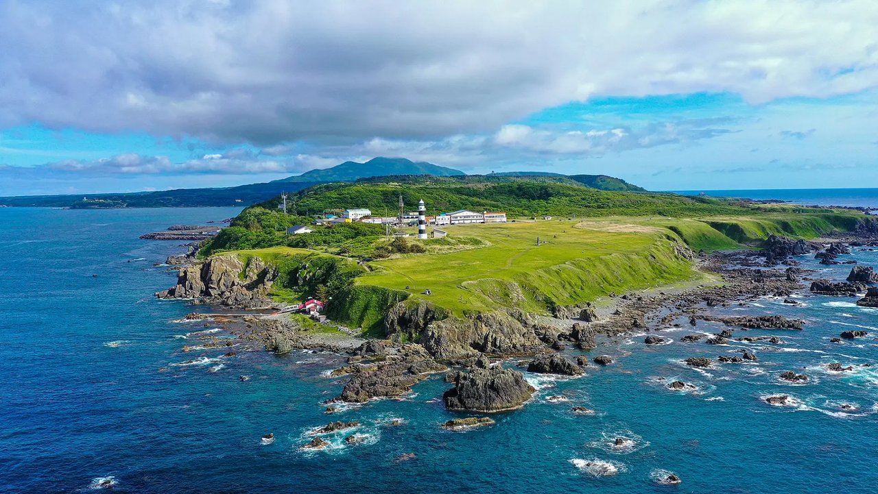 Cliffs and sea at Nyudozaki on the Oga Peninsula tip