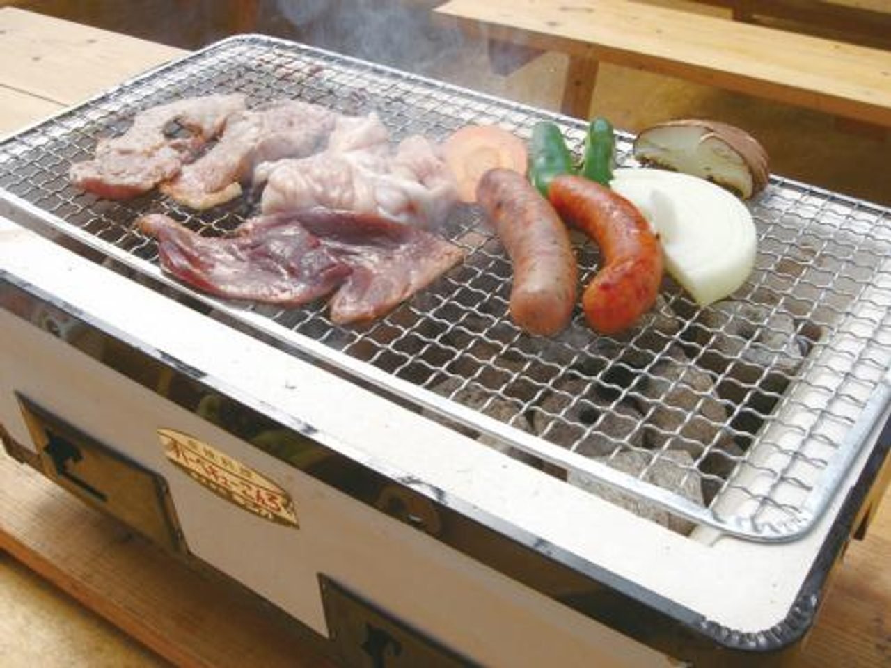 Barbecue grill at Tonton no Oka Mochibuta-kan