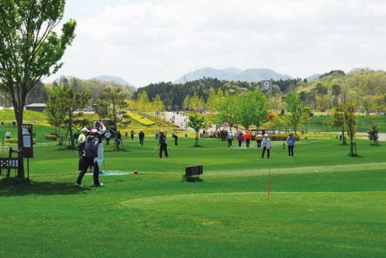 Takakatsu Manyo Park Golf — 54-hole park-golf courses in Ohira's sports park