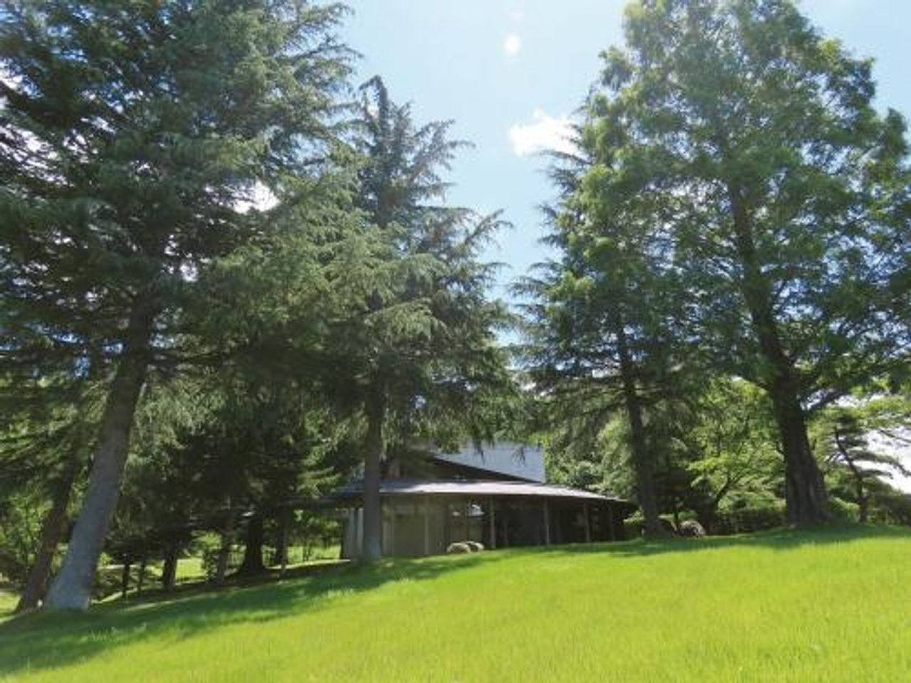 Ohira Furusato Art Museum in Showa Manyo Forest — works by local painter Kan'no Ren