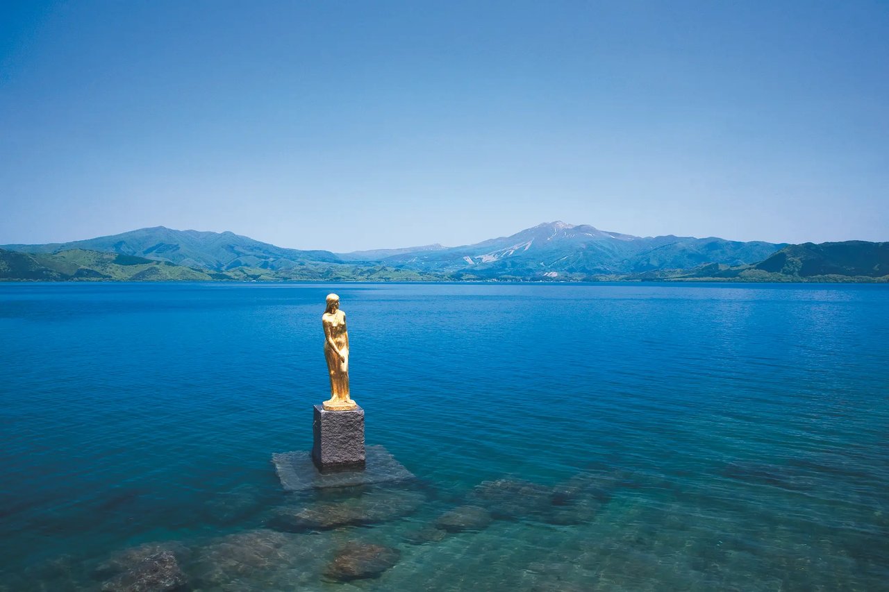 Lake Tazawa Tatsuko Statue