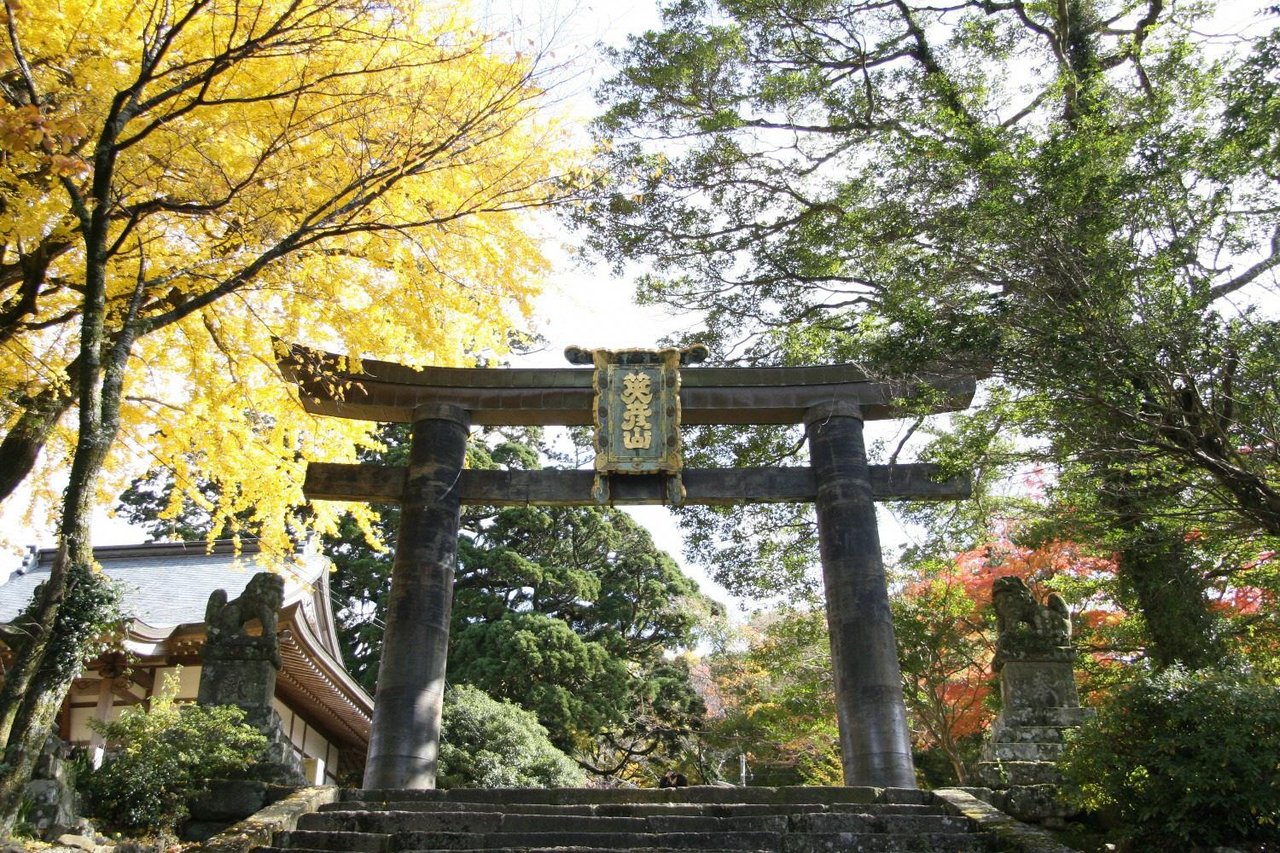Copper Torii of Hikosan Jingu Shrine