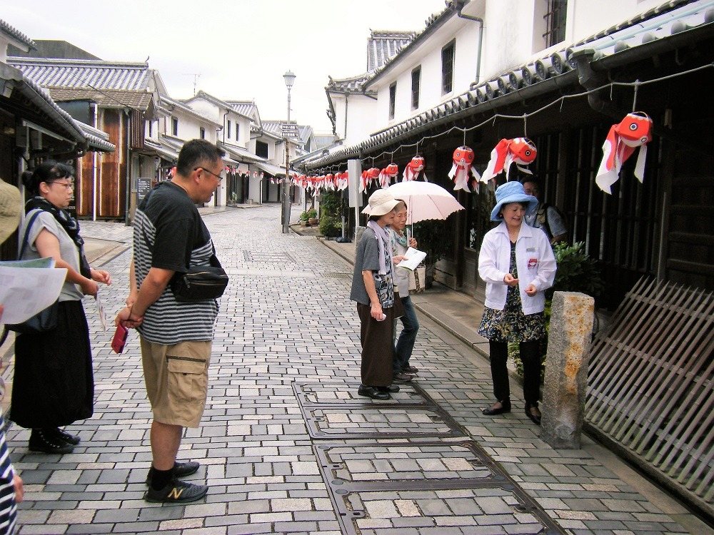 Old-Map Town Walk: Shirakabe Town, Yanai